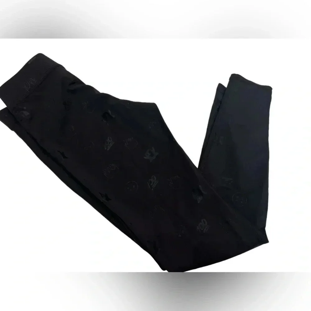 NWT Terez Girls Emoji Foil Printed Leggings
